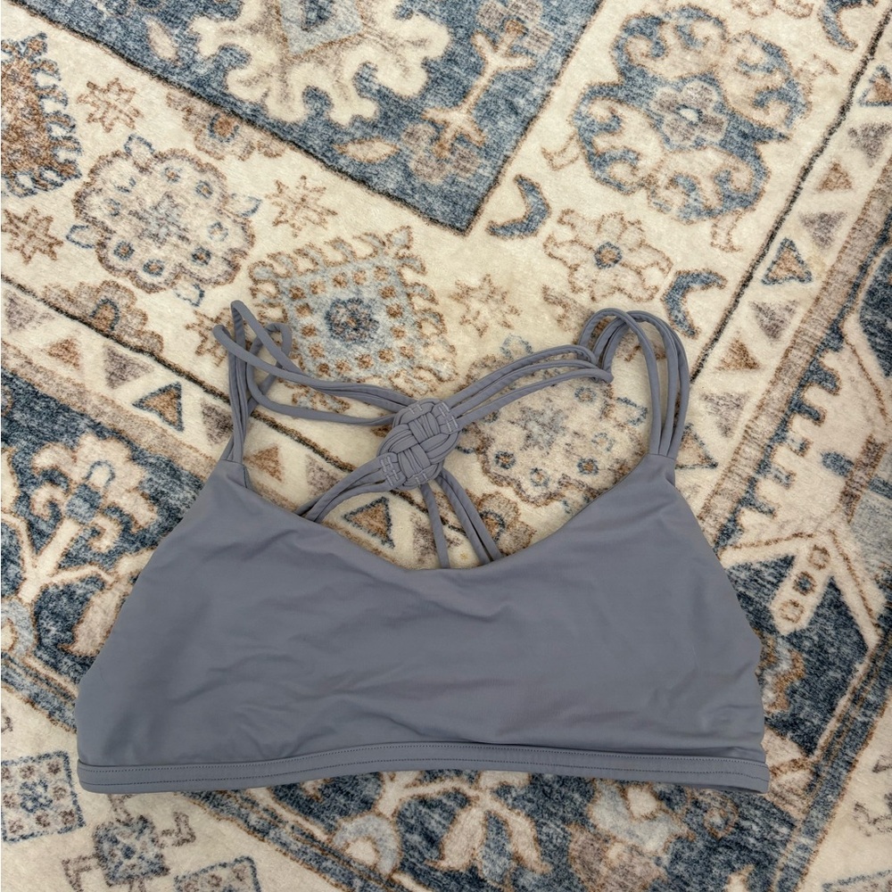 Lululemon Women's Gray Strappy Bralette